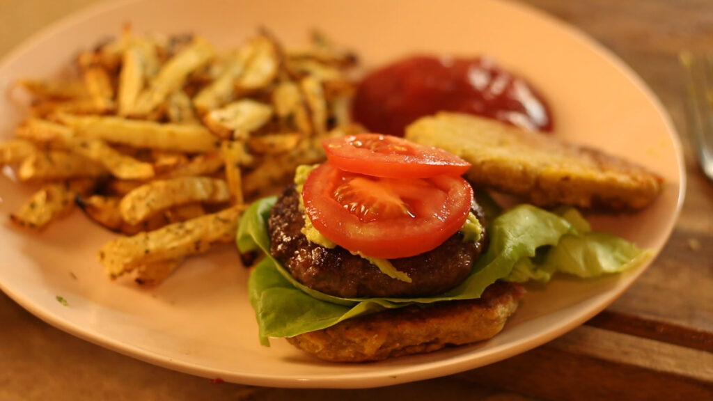 Paleo Burger & Fries Recipe